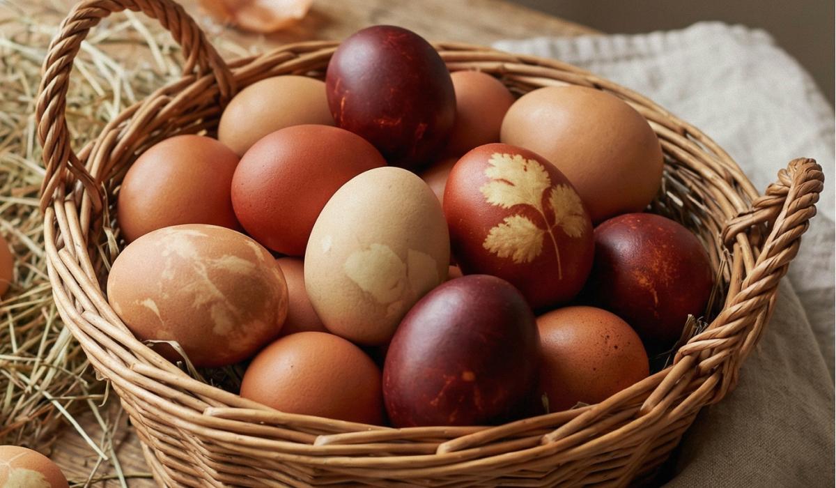 kuidas värvida mune sibulakoortega