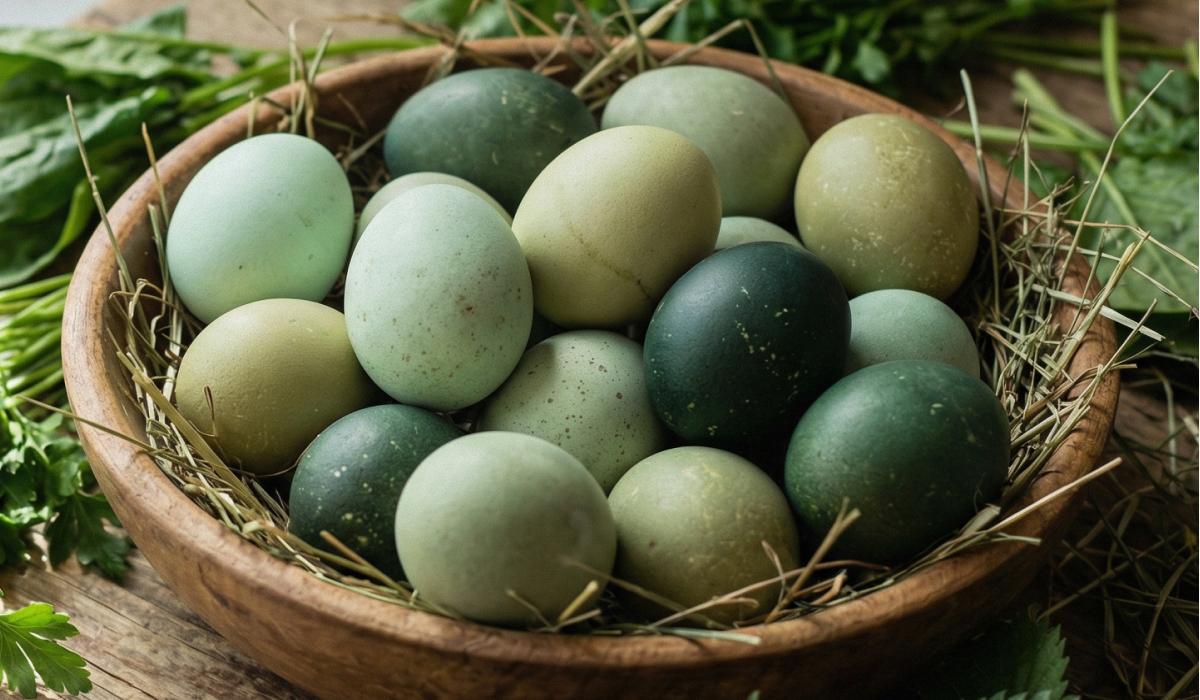 kuidas värvida mune ürtidega