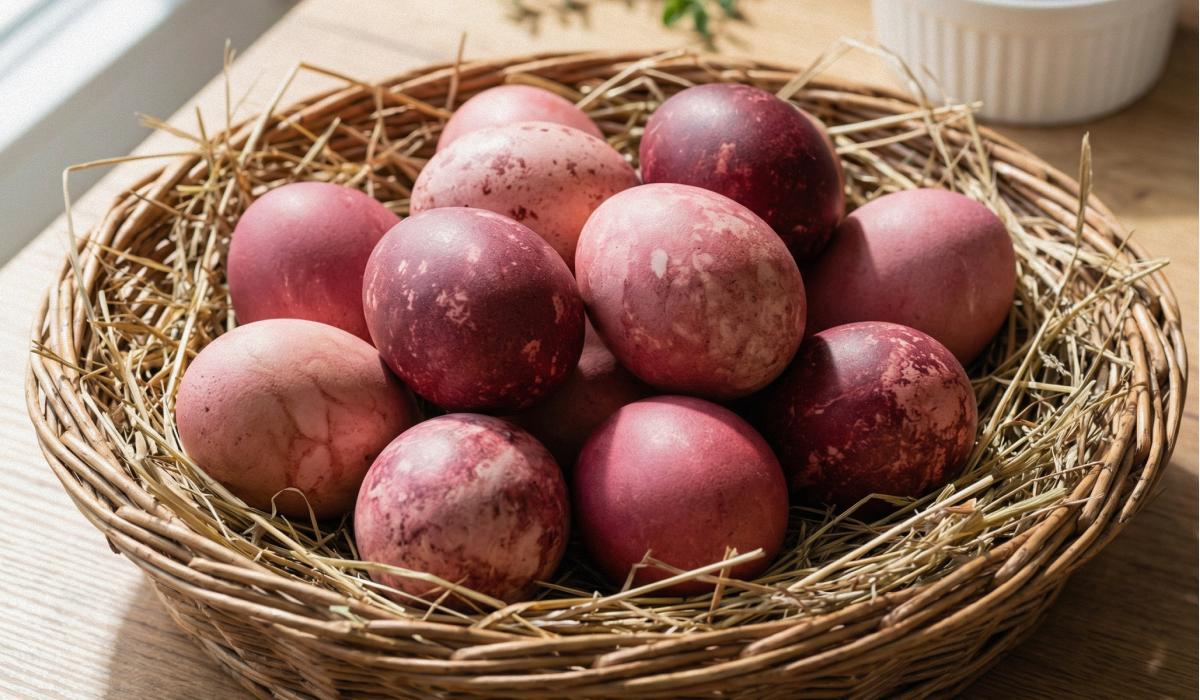 kuidas värvida mune peediga